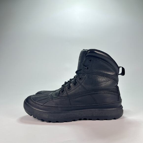 Nike Woodside 2 ACG Triple Black High Top Winter Boots 525393-090 Men\'s Size 7.5 main image 5
